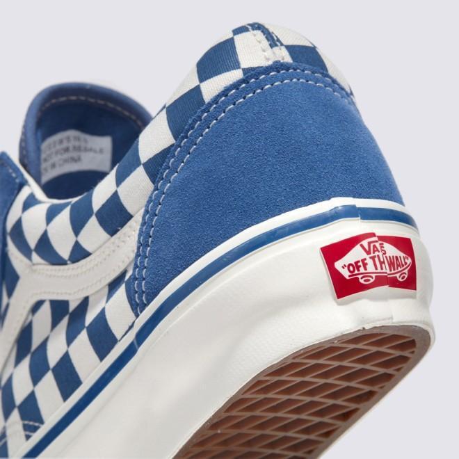 Vans Checkerboard Old Skool 36 Skate Sneakers Medium Blue Vans Checkerboard Old Skool 36 Skate Sneakers Medium Blue