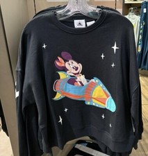 Disney Parks Play In The Park Minnie Mouse Astro Orbiter Sweatshirt 1X NEW
