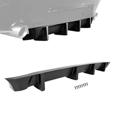 For Ford Mustang 1999-04 4-Fin MDA Style Rear Bumper Lower Diffuser Lip Valance