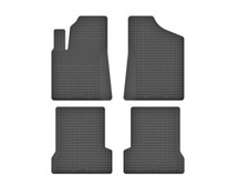 Gummifußmatten für Fiat 600 Bj. 2005 - 2010 Passform Neu Automatten Schwarz R-18