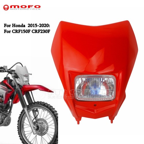 For Honda CRF230F CRF150F 1520 Dirt Bike Enduro Headlight Red Headlamp Fairing eBay