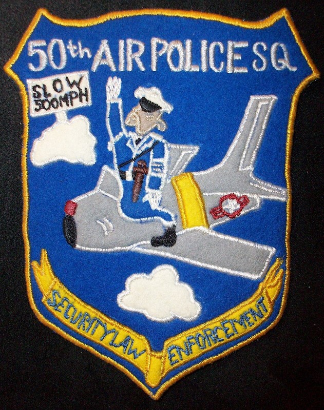 USAF 50th Air Police Squadron West German-Made Patch