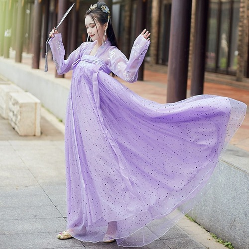 Hanfu Chinese Traditional Dress Dance Fairy Costume Cosplay Princess Plus  Size