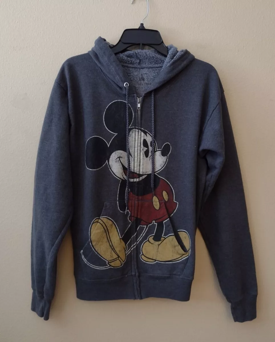 Mickey mouse deals grey hoodie