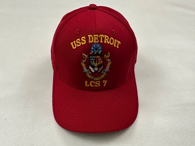 USS DETROIT LCS 7 DCTT The Corps United States Red Baseball Cap Hat One Size