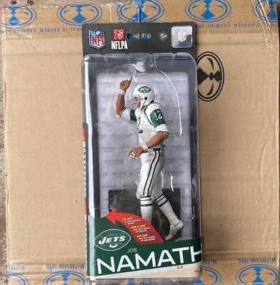 NFL Series 35 Joe Namath McFarlane New York Jets HOF Finger Wave Action Figure
