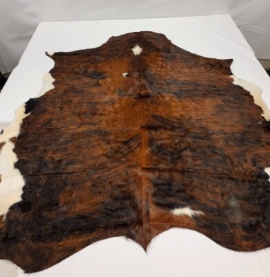 High End Colombian Large Tricolor Natural Cowhide Rug/Skin,Hair on Cowhide CL-19