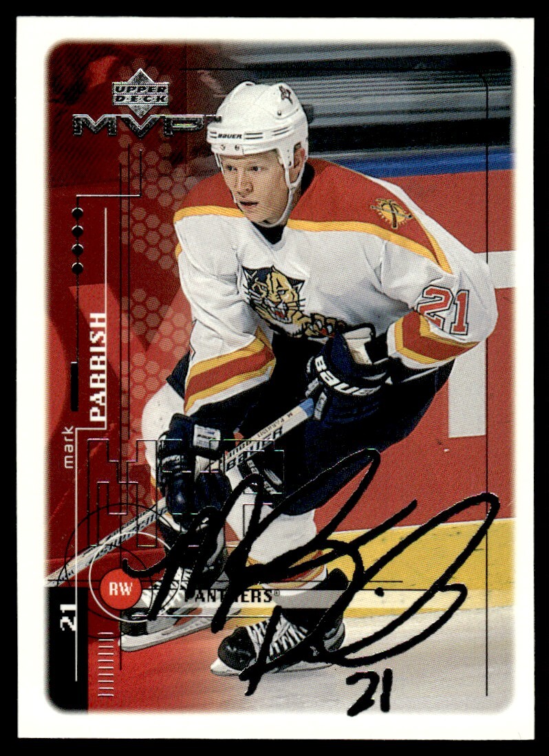 1998-99 Upper Deck MVP Silver Script Mark Parrish Rookie Florida Panthers #91