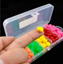 200Pcs Artificial Sinking Fake Corns Sweetcorn Imitation 5 Color Carp Bait Box