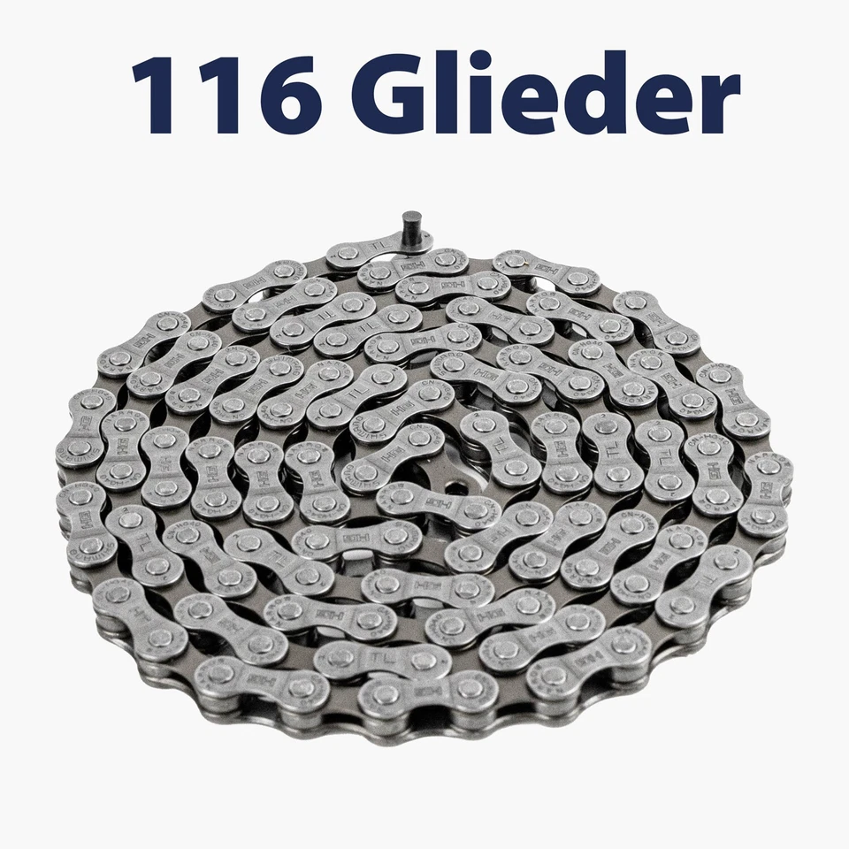 SHIMANO CN-HG40 Kette 6/7/8-Fach 116 Glieder Fahrradkette auch für E-Bike - Bild 2 von 4