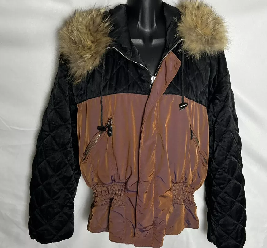 Vintage Jet Set St Moritz Air Chute Ski Jacket Hooded Winter Coat