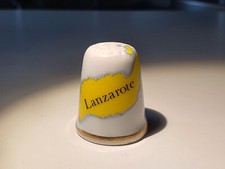 Porzellan Fingerhut Lazarote, Kanarische Inseln