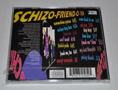 Maree - Schizo-Friend-O-Ya (1994) (Hip hop, R&B) Very rare CD 