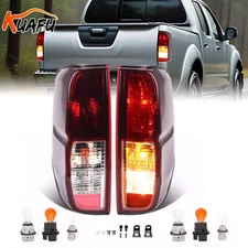 Smoke Rear Tail Lights  W/ Bulbs For 05-21 Nissan Frontier 09-12 Suzuki Equator