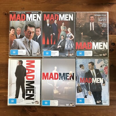 Mad Men Complete Series Seasons 1-6 Madmen DVD Season 1 2 3 4 5 6