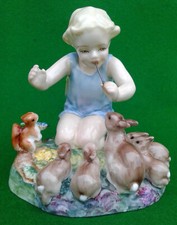 ROYAL WORCESTER - WOODLAND DANCE - FREDA DOUGHTY - RW3076.
