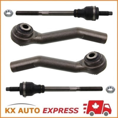 4X REAR Inner & Outer Tie Rod End Kit for AWD Buick Chevy Pontiac