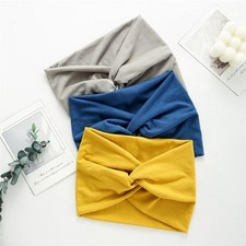Twisted Wide Headband Turban Hair Wrap Workout Headband Women Hair Accessory