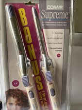 Vintage 1992 Conair Supreme Curling Iron Set 3/8 ,3 1/4 Set of 2 Brand New