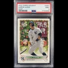 2022 Topps Holiday Image Variation Aaron Judge SSSP PSA 9 Yankees