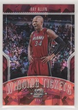 2018-19 Contenders Optic Winning Tickets Red Cracked Ice Prizm Ray Allen HOF s3g