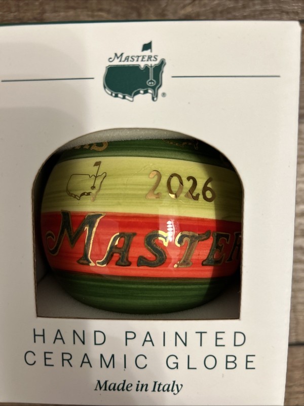 1026 Dated Masters Ornament.   Augusta National.  New In Box