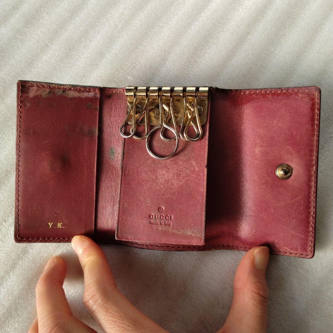 GUCCI GG pattern key case   Heart Interlocking Pi… - image 4