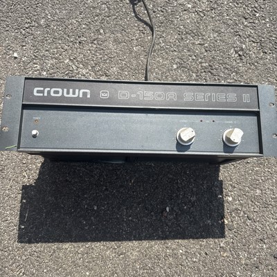 Crown D-150A Series II Professional Power Amplifier Estate Sale