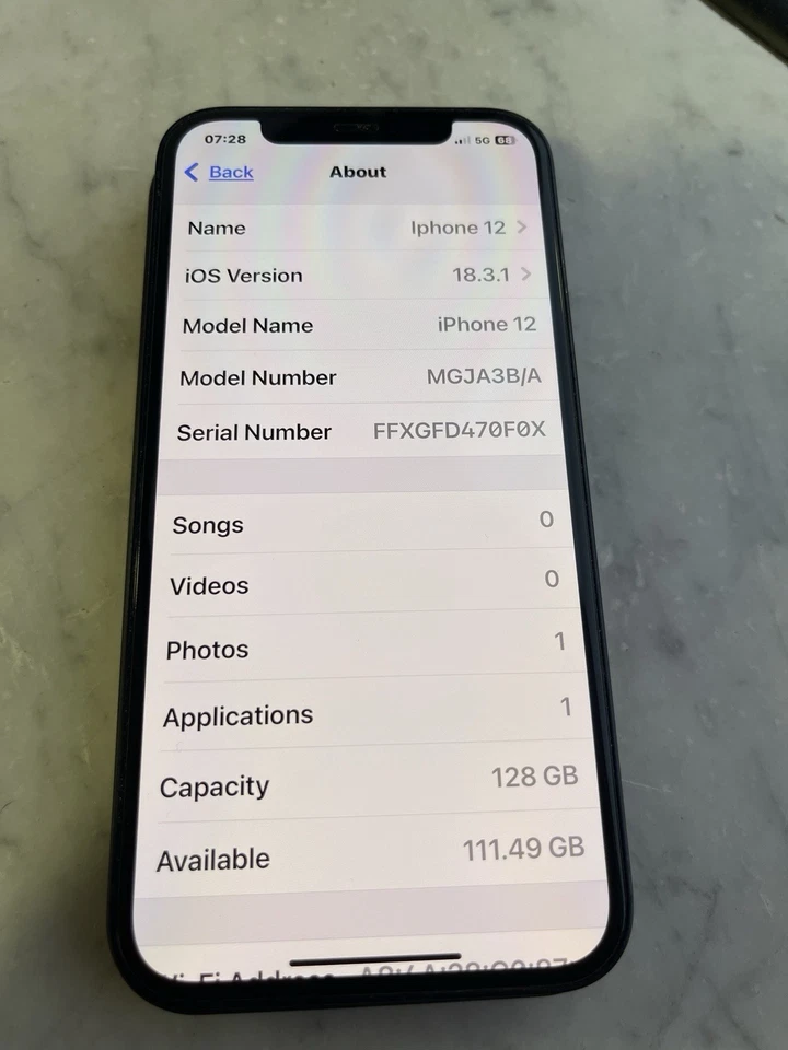 Apple iPhone 12 Black Version!!! Unlocked 128GB Mint Condition! - Image 3 of 4