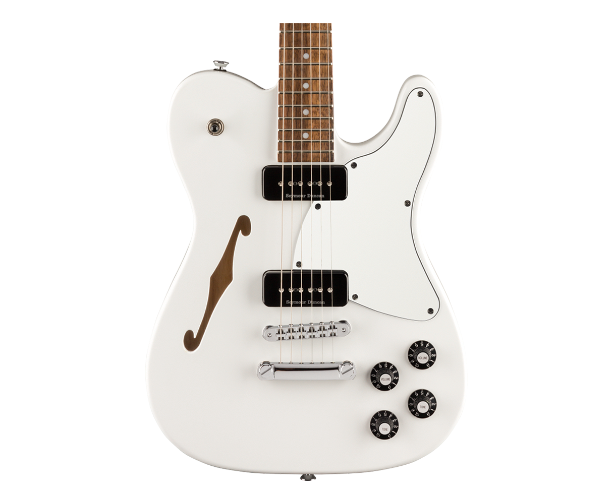 Open Box Fender Jim Adkins JA-90 Telecaster Thinline White Laurel Fingerboard