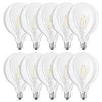 10 X Osram Led Parathom Filament G125 Globe 2,5W = 25W E27 Klar Warmweiß 2700K