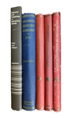Vintage Engineering & Metallurgy Reference Books - Metals Handbooks LOT OF FIVE 