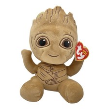 TY Beanie Baby GROOT Marvel Guardians of the Galaxy PLUSH TOY 8" Figure w/ Tags