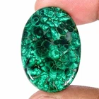 46.00Cts Natural Malachite Oval Cabochon loose Gemstone