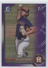 2022 Bowman Draft Chrome Purple Refractor 170/250 Michael Knorr #BDC-120 09l8