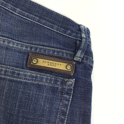 Vintage Slim Burberry Brit Swaine Jeans Navy Blue Denim Indigo