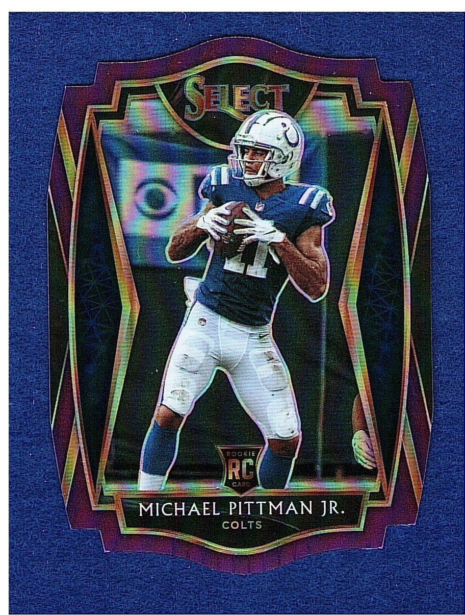 2020 Select Prizm Purple Die Cut #162 Michael Pittman Jr. Colts