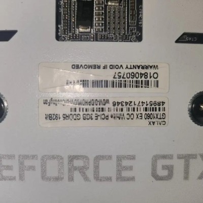 GTX 1060 3GB Graphics Card - Excellent Condition Official