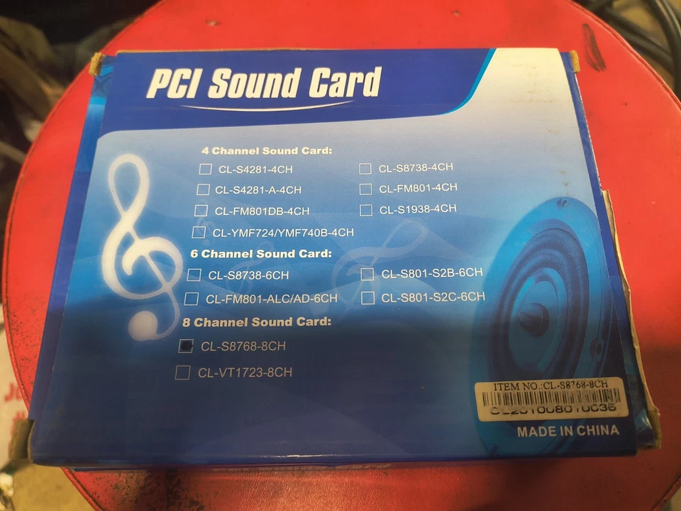 8 Channel PCI Sound Card With Gameport - Image 2 of 4