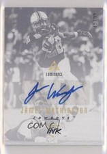 2018 Panini Luminance Rookie Ink Gold /99 James Washington #RI-JAW Auto 7ba