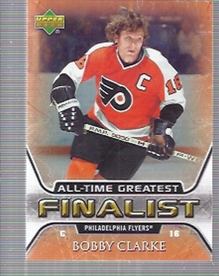 #ad 2005 06 Upper Deck All Time Greatest #45 Bobby Clarke HKY $0.99