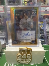 2025 Topps Pro Debut - Chrome Jacob Cozart #PDC-3 Gold Refractor Autographs /50