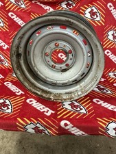 Gm Original Steel Rally Wheel 15 X 8 Rim 5 Lug Chevy Truck Squarebody