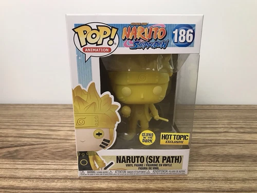 Funko POP! Anime Naruto #186 - Naruto (Six Path) GITD Hot Topic W/Pop Protector!