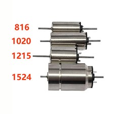 8mm-15mm DC 12V Mini Coreless Motor Dual Shaft High Speed Model Rail Car Train