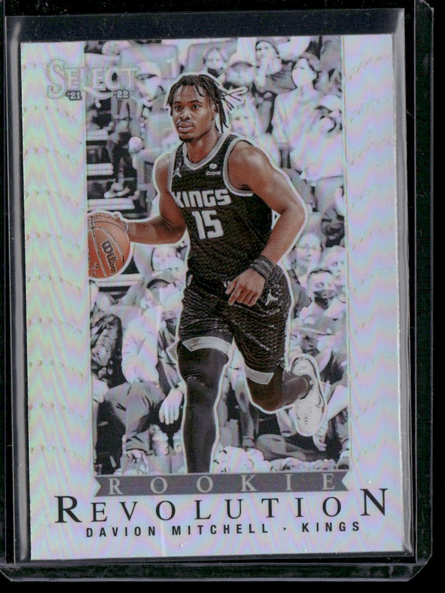 2021-22 Panini Select #26 Davion Mitchell Rookie Revolution Silver