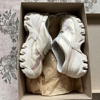Rombaut Bocaccio II Loafer Sneaker 38 Women's 7.5 8 Slip On Pink Beige White