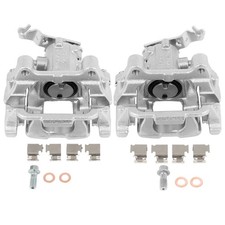 Rear Left Right Brake Calipers w/ Bracket 2pcs For 2011-2016 Volkswagen Eos