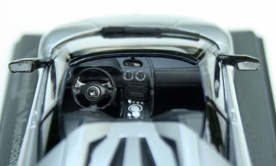 Lamborghini Murciélago LP 640 Roadster Bj. 2007-2010, Silbermet. MINICHAMPS 1: - Immagine 3 di 4