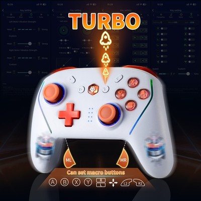 APP Control Wireless game Controller W/NFC TURBO For Switch2 PC Mobile or tablet